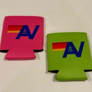 Aviator Nation Can Holders Beer Koozies, NEW San Francisco, Tiger pair of (2)